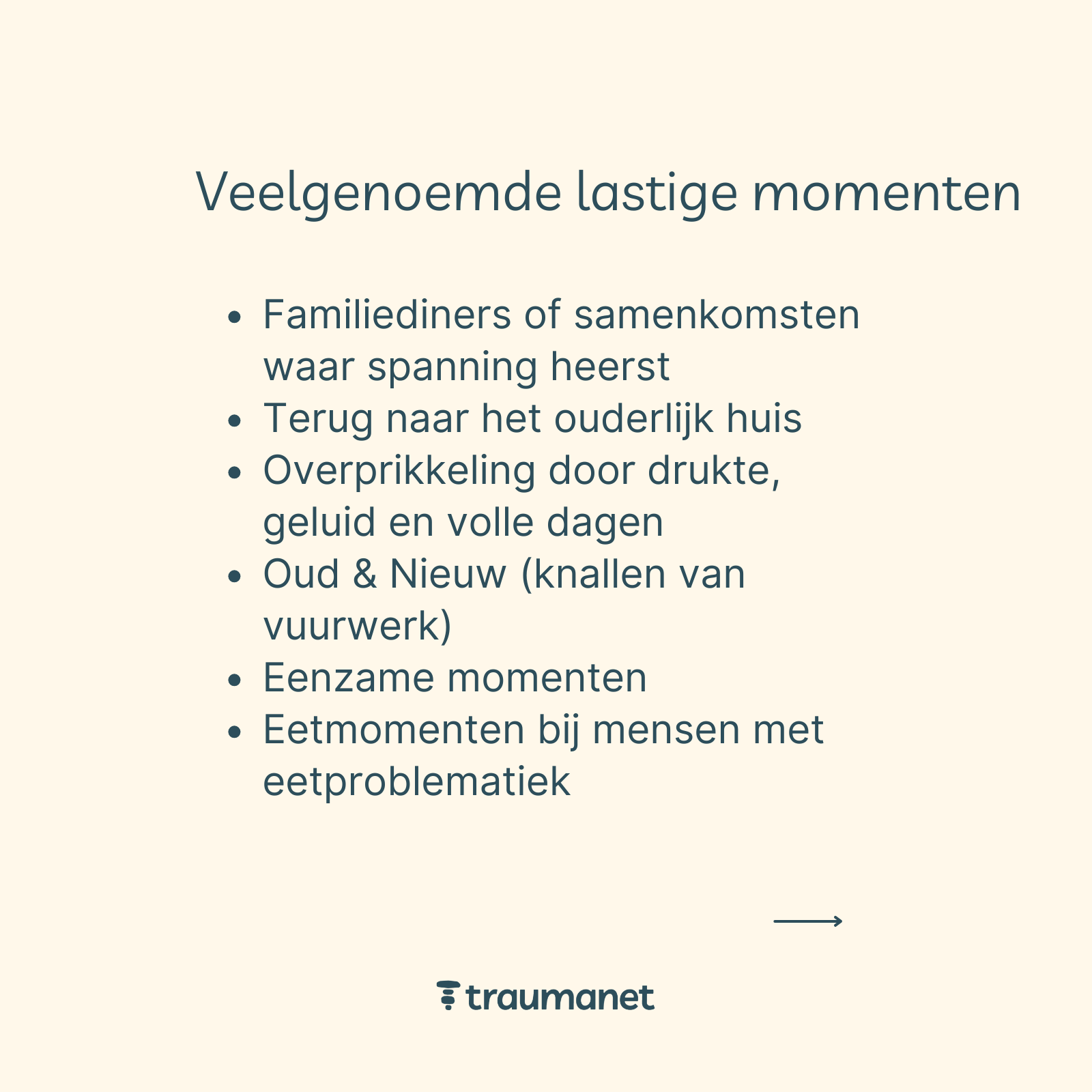 Panelonderzoek feestdagen trauma